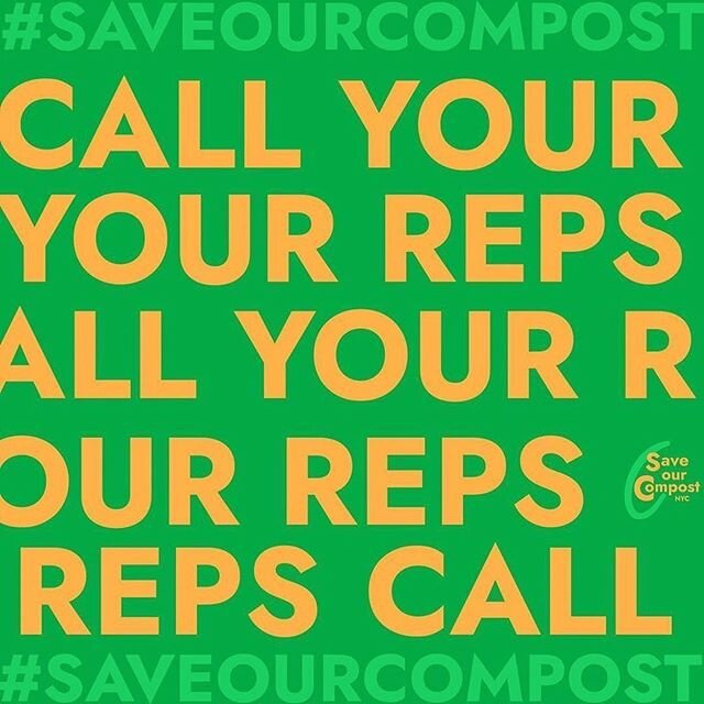 11th hour but so important! See links in @bigreuse bio for how to take action! #Repost @bigreuse
・・・
@saveourcompost Composting is essential in the fight against climate change. 📞 The budget is getting finalized this week. We need to continue to be loud and tell @nycmayor @speakercoreyjohnson how important composting is to our city. CALL YOUR REPS TODAY! Easy tools 🔗 in bio 😉🌱🌎 With only $7M, a comparatively small amount of funding in the big picture, NYC Compost project would ensure that:
* at least eight non-profit organizations including Big Reuse that rely on City-funding to provide organics collection and processing services, as well as community education, could continue their good work; * at least 170 food scrap drop-off sites across all five boroughs can continue to divert this potent source of greenhouse gases from landfills;
* at least six community composting facilities including 2 at Big Reuse can continue their work of processing the food waste to turn into usable compost to grow food in community gardens and urban farms during a time of food insecurity; and
* the City could continue vital education and outreach, needed to ensure that all New Yorkers, including all of our school children, understand why and how to compost and recycle – such training in the schools is a small investment that will pay off for decades by helping our children develop lifetime habits of sustainable living.
We cannot understate the urgency of this ask.
Contact your representatives!
Super easy tools link in bio!
#saveourcompost #resilientcity #nyc #sustainability #composting #environmentalracism #climatesolution #climatejustice #foodwaste #compost #publichealth #nature #climatechange #climateaction #greenhousegas #ghg #activism #advocacy #environmentaljustice #environment #sdgs #sdg12 #sdg13 #instagood #bethechange