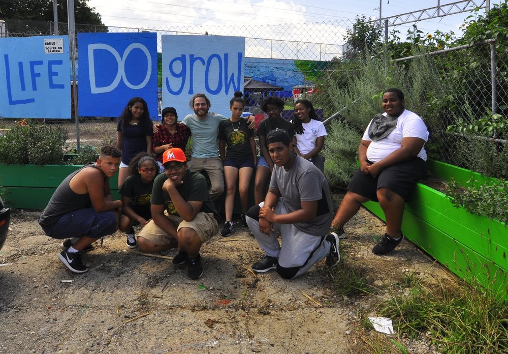  In July, the summer crew visited Life Do Grow Farm in Philadelphia! 