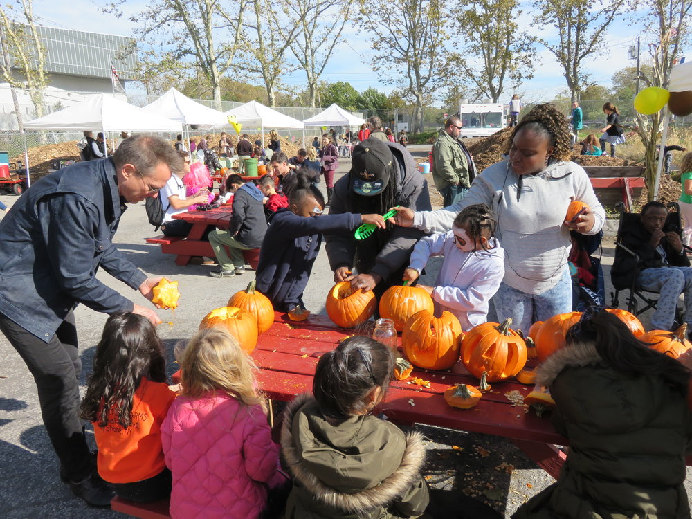  Pumpkin carving and other festivities at Harvest Festival 2016. 